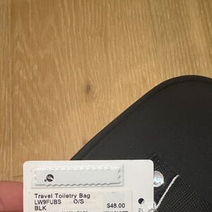 Lululemon Athletica Black Toiletry Bag